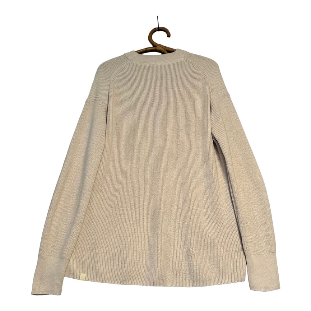 Lululemon | Merino Wool Blend Ribbed Crewneck Sweater White Opal Size 6 - Picture 6 of 14